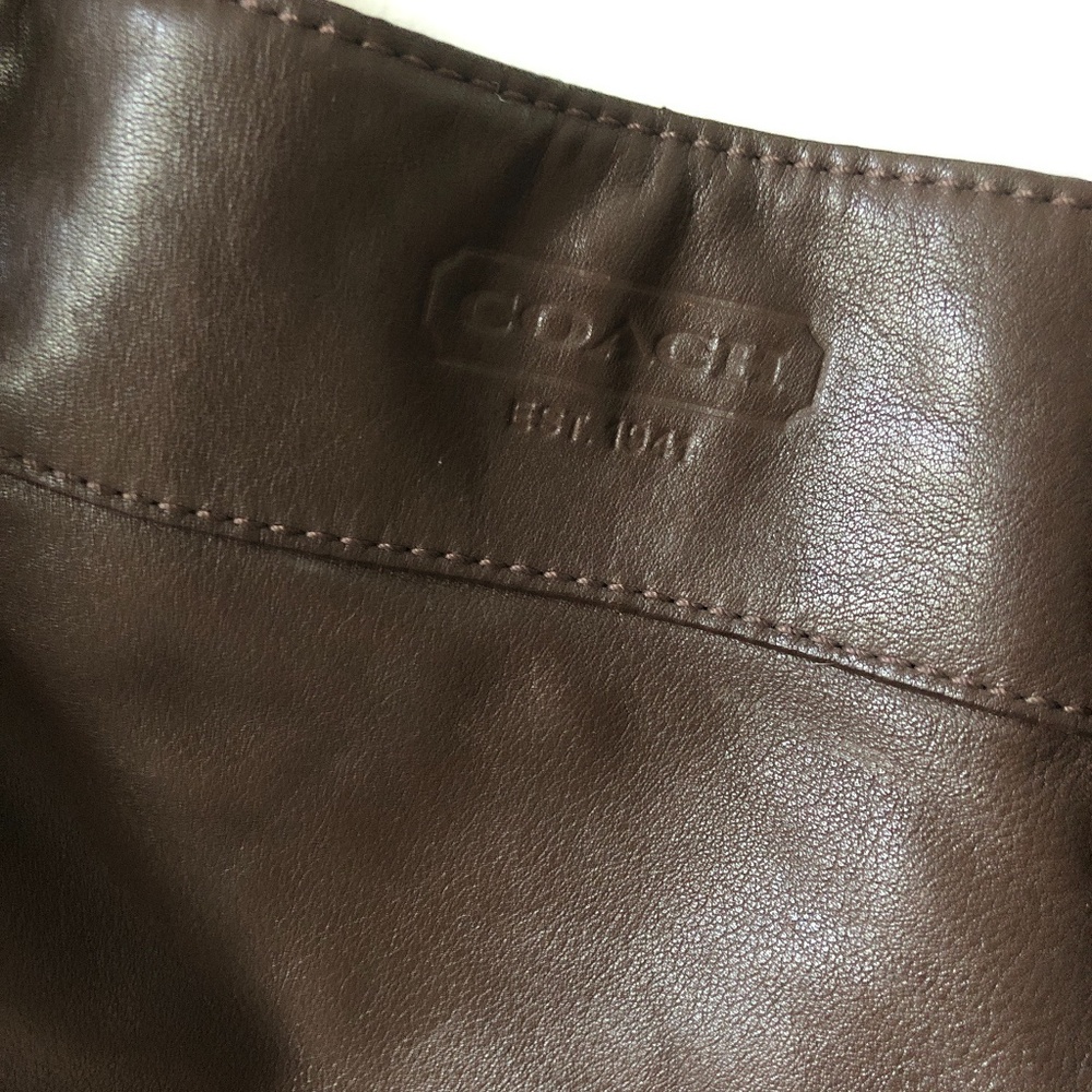 Coach Brown Leather Crossbody Bag